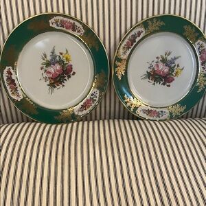 Restoration Hardware metal plates/chargers